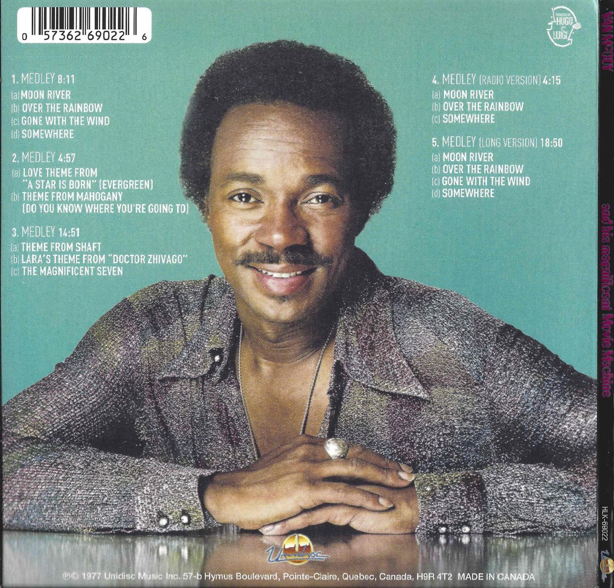 Van McCoy And His Magnificent Movie Machine Dubman Home Entertainment